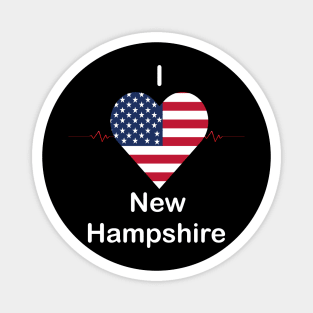 I love New Hampshire Magnet